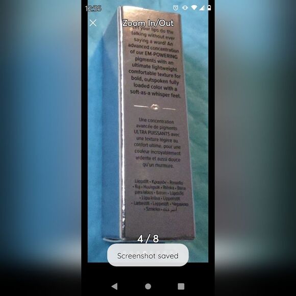 NEW Too Faced Lady Bold Em-Power Pigment Cream Lipstick I'm Thriving - Picture 3 of 9